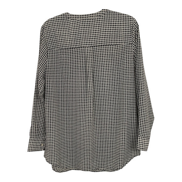 Talbots Black/White Designs Blouse Tunic Sz‎ 1X - Picture 2 of 4